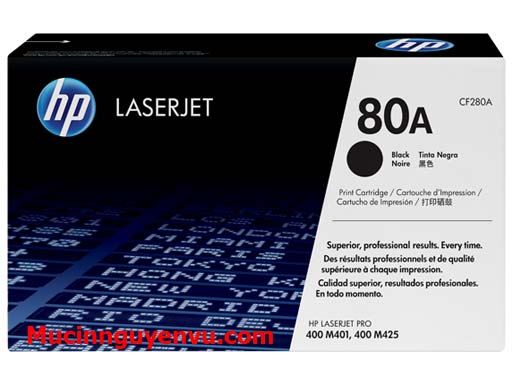 CF280A Mực in HP 80A Laser đen trắng HP Pro M401DN/ 401D