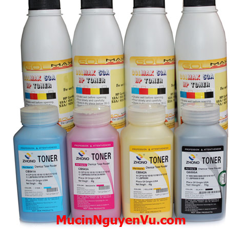 Mực nạp ZHONO HP 3525 Laser màu